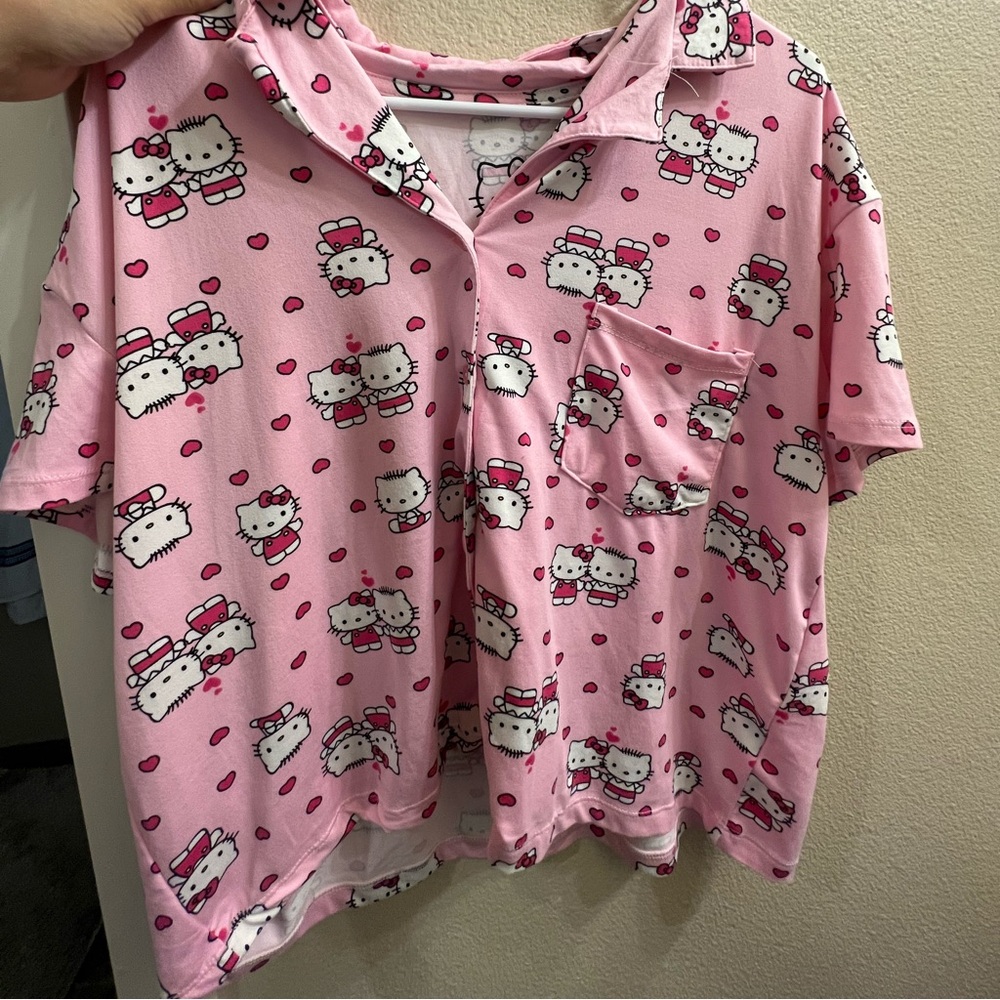 Hello kitty & Dear Daniel Pajama Shirt